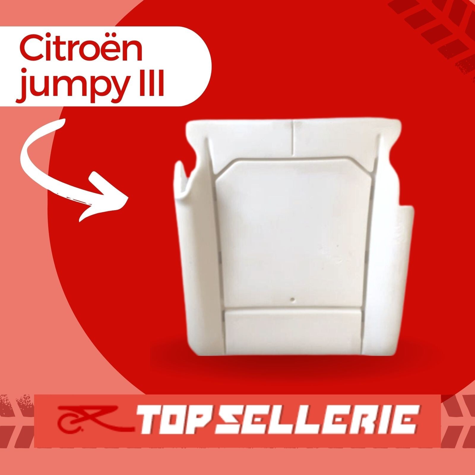 Mousse pour Citroën Jumpy III pour réparer une assise affaissée mousse de siège MA0038