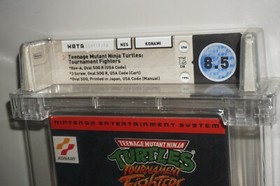 Teenage Mutant Ninja Turtles Tournament Fighter (Nintendo NES) Complete WATA 8.5