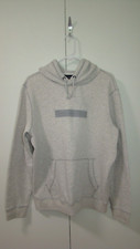 Abercrombie  Fitch Hoodie Soft A F Fleece Gray Pullover Drawstring Men's Large