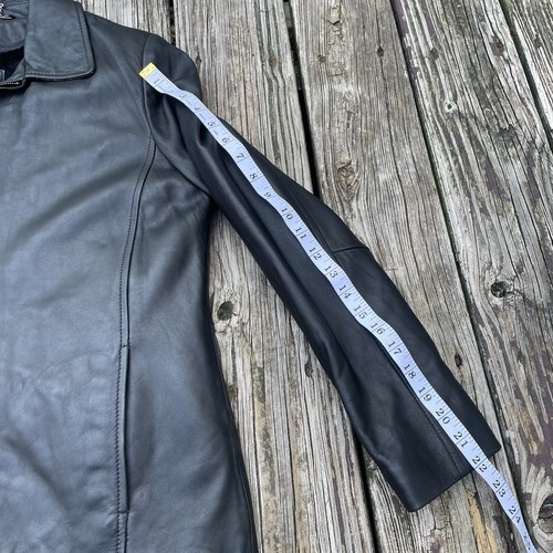 NWT Knoles & Carter Genuine Italian Lambskin Leather Jacket Womens Large Black - Picture 5 of 9