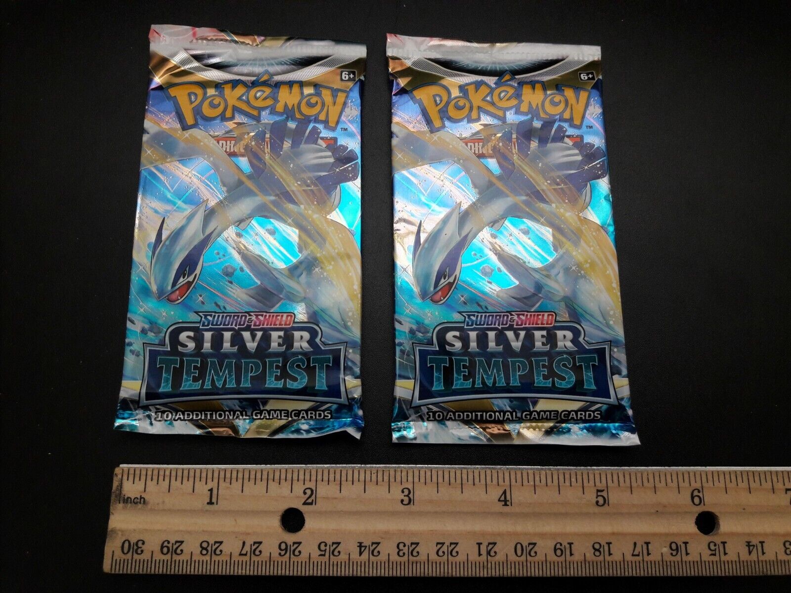 Set of 2 Nintendo Pokemon TCG Silver Tempest Booster Pack - 10 Cards