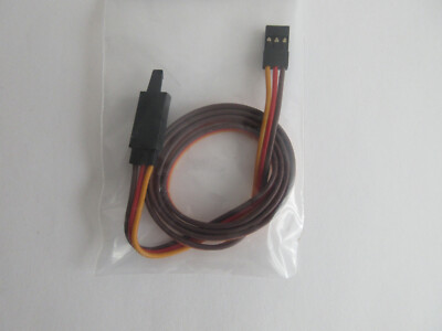 Verlängerungskabel 90cm JR mit Sicherung (PVC) flach mm² 1St.