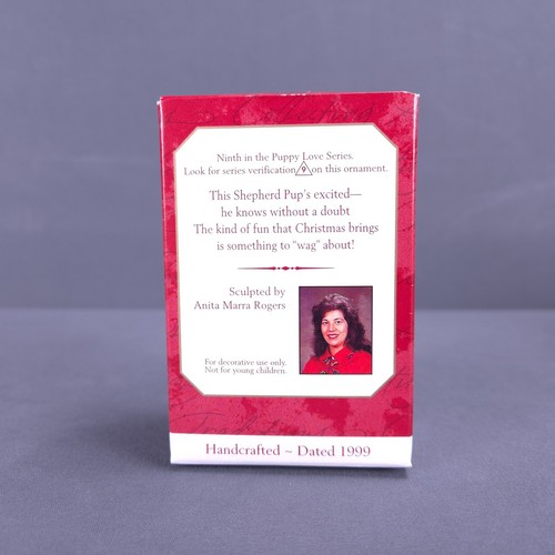 Vintage Hallmark Puppy Love Keepsake Ornament yorkie Dog Christmas 3pc Lot - Picture 5 of 13