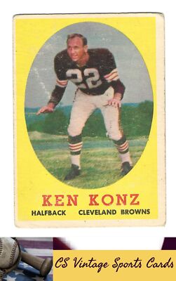 konページ 1958 Topps #26 Ken Konz | eBay