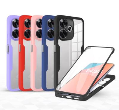 360 Grad Handyhülle für Xiaomi Redmi 13 Rundum Voll Schutz Case Front Backcover 