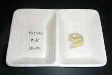 RAE DUNN by Magenta Measure Make Create Compartmentalized Trinket Dish Artisan 