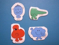 Arbys 1985 - Mr. Men & Little Miss Mini Memo Pads - Lot of 4 Different