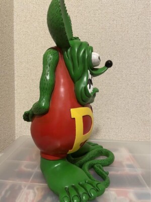 Rat Fink BIG Statue Ratfink Fever Ed Roth Big Daddy 300mm Height