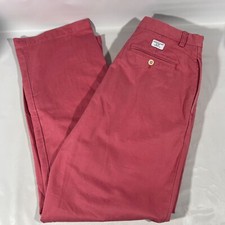 Vineyard Vines Chinos Pants Men's Size 32x30 Salmon Pink Golf Casual Cotton N