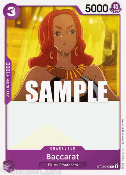 ST05-012 Baccarat :: Common One Piece TCG Card