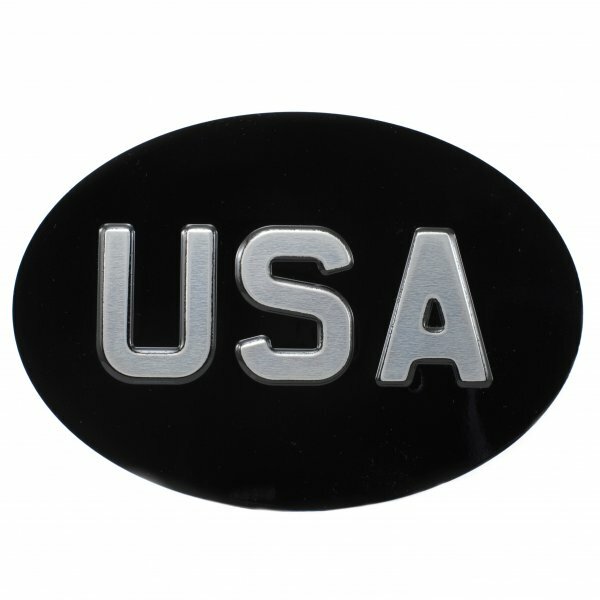 Jepson USA (United States) Country ID Plate for Classic Car BLACK & SILVER