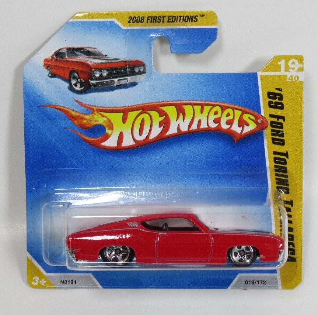 Hot Wheels 2008 First Editions #019 69 1969 Ford Torino Talladega