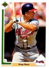 1990 Upper Deck Baseball Greg Olson No. 303 Atlanta Braves