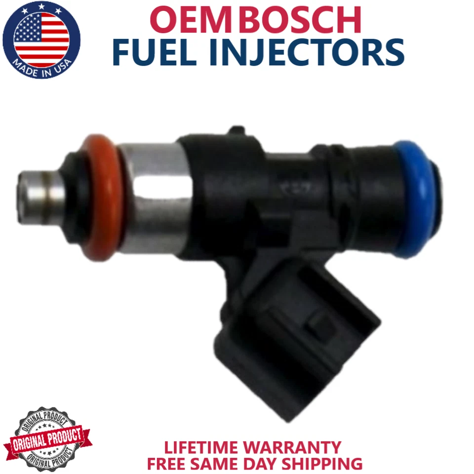 NEW OEM BOSCH x6 Fuel Injectors For 2015 2016 2017 Ford Transit 150 3.5L/3.7L V6 - Image 2 of 3