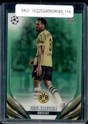 2024 Topps UEFA Club Competitions Felix Nmecha /199 Neon Green #145 Not graded
