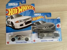 Hot wheels bundle new x 2 Nissan Skyline GT-R R32 Godzilla + R33 Godzilla JDM