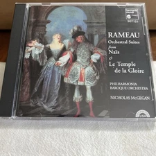 RAMEAU: Suites NAIS/LE TEMPLE,  PBO, McGEGAN, CD 1995 Harmonia Mundi