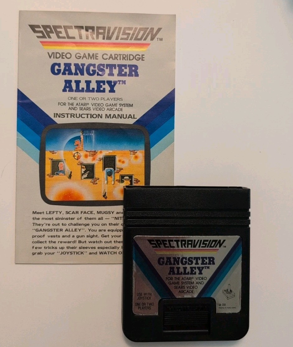 家庭用ゲームソフト GANGSTER ALLEY [ATARI2600] Gangster Alley (Atari 2600, 1983) for sale online | eBay