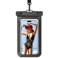 1/2/4 Waterproof Case Pouch Cellphone Dry Bag Compatible 7in B1-Black-1 pack