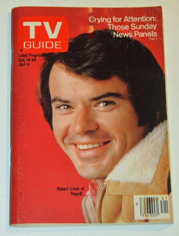 ROBEET URICH of "VEGA$" - 1978 NEW YORK METRO TV Guide EXC/NRMT