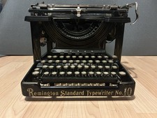 1911 Remington Typewriter Stand #10 Black With Pinstripes Works Well thumbnail