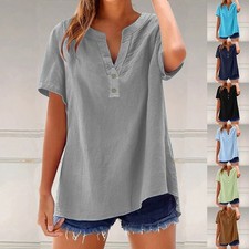 Summer V Neck Blouse for Women Comfortable and Trendy Design for Daily Wear