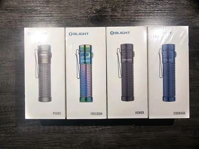 Olight Limited S2R2 Ti Bundle Peace/Honor/Courage/Freedom
