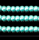 150x 6mm Turquoise Blue Pearl Imitation Faux Pearl Glass Beads Jewellery Making