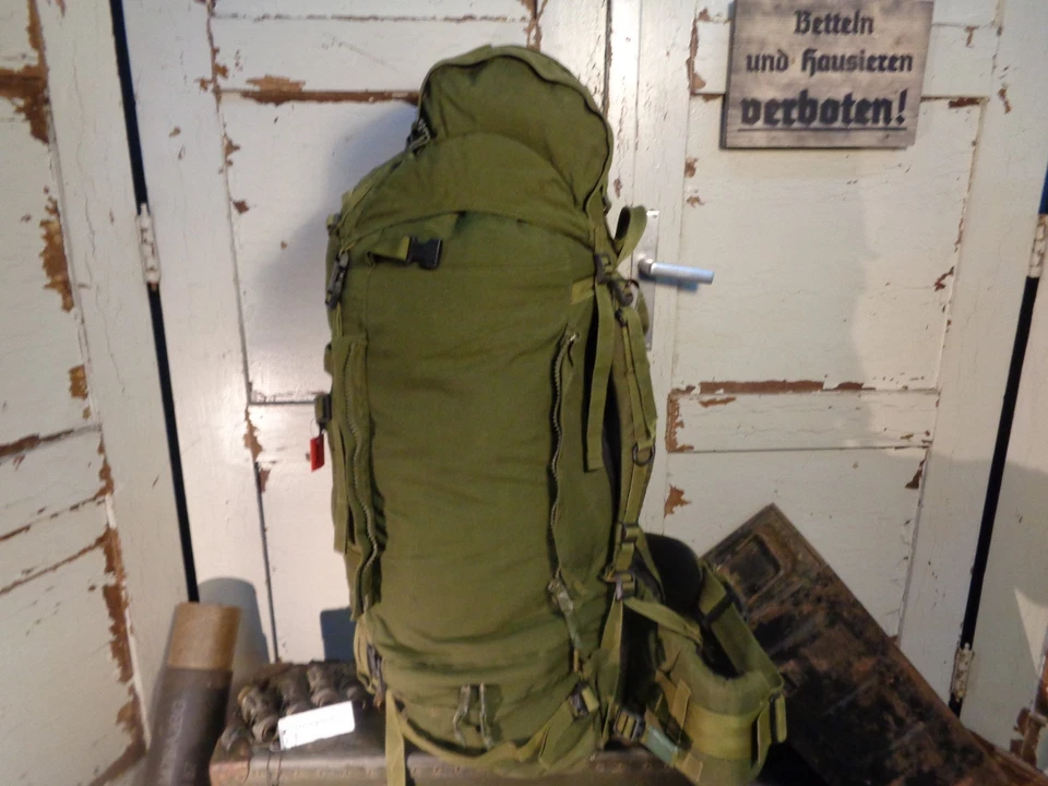 Orig. NL Armee Lowe Alpine Saracen Einsatzrucksack 130l oliv SELTEN gebr.*692 - Bild 4 von 4