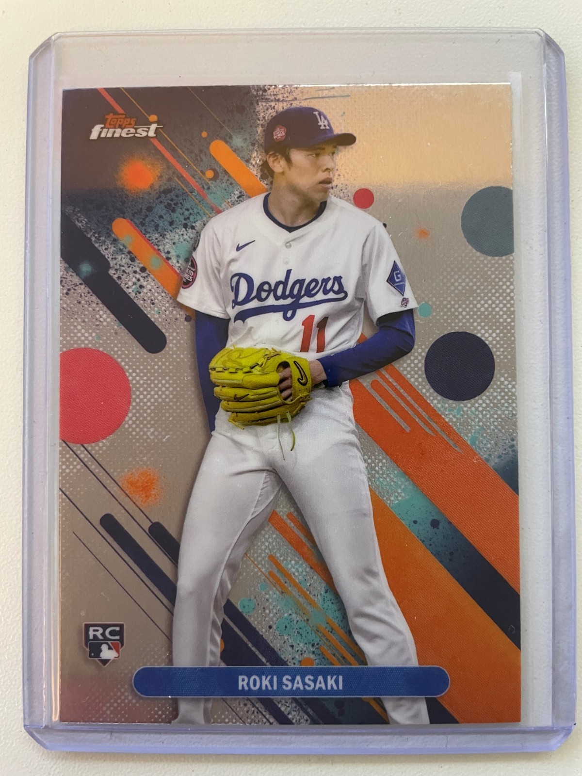 2025 Finest Refractor Roki Sasaki Rookie #40 RC Los Angeles Dodgers