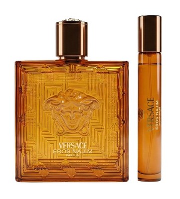 Versace Eros Najim Parfum Set 100 ml + 10 ml + Tasche OVP NEU