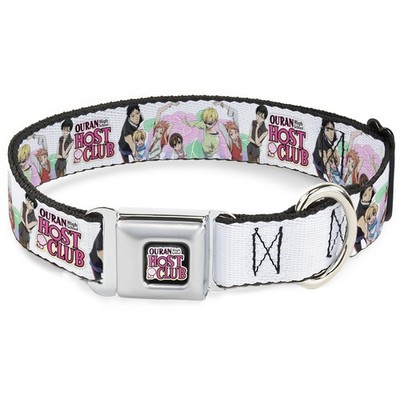 Crunchyroll Pet Collar, Dog Collar Metal Seatbelt Buckle, Ouran High (US IMPORT)