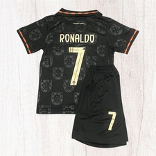 Youth Sizes/ Ronaldo 7 Portugal 2026 Jersey Set Kid Size 24 