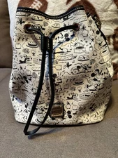 Disney Dooney & Bourke Mickey Mouse The Picnic Drawstring Bag NWOT