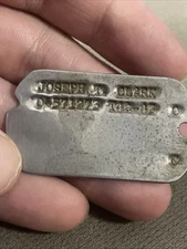 WW2 US Army Air Corps Colonel Dog Tag