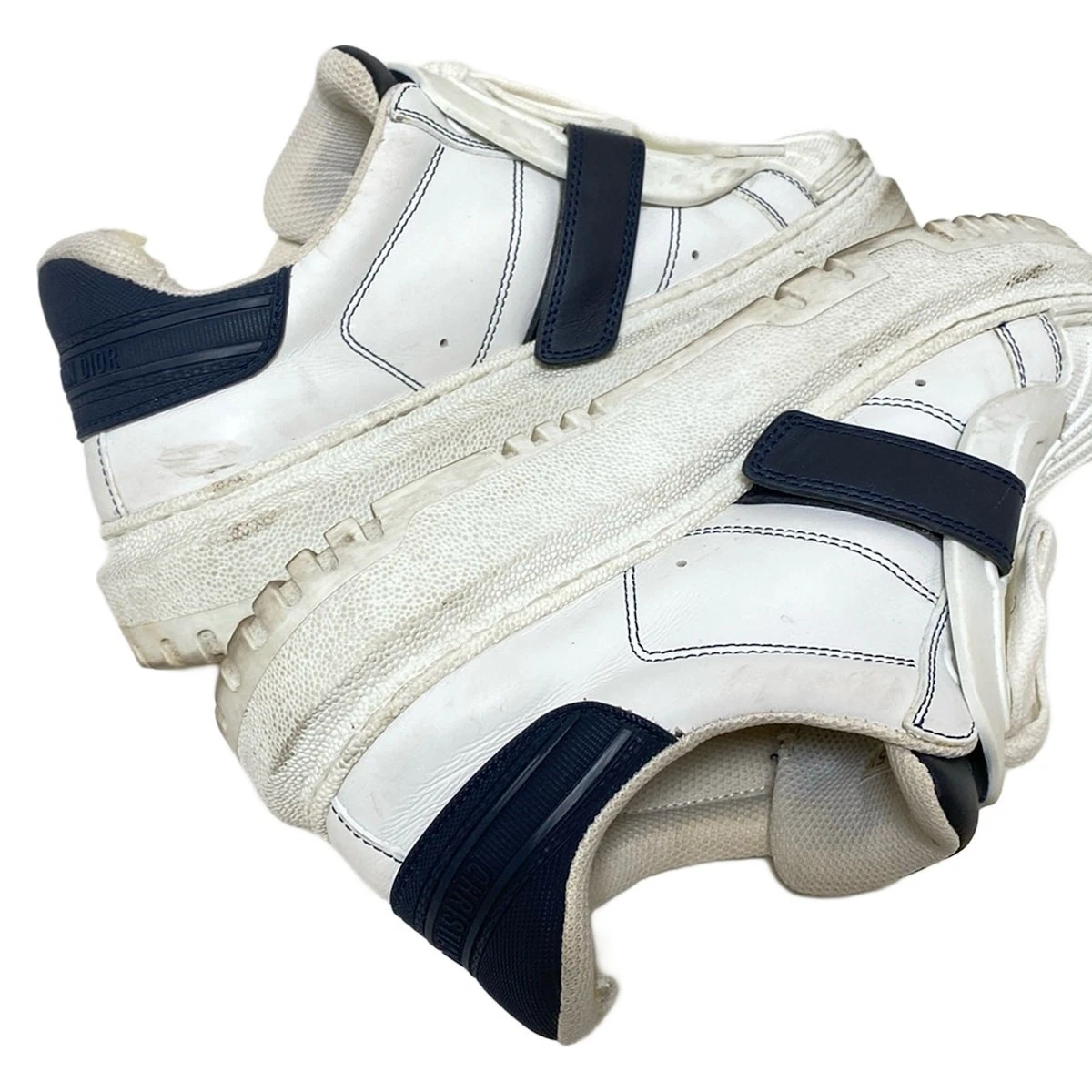 Baskets DIOR ChristianDior (Dior Christian Dior) DIOR ID cuir blanc