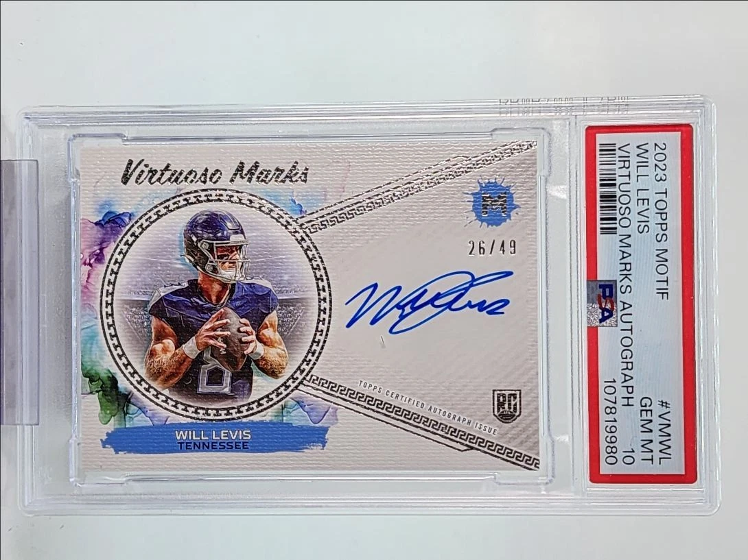 Will Levis Topps Motif Virtuoso Marks Autographs #VMWL Base