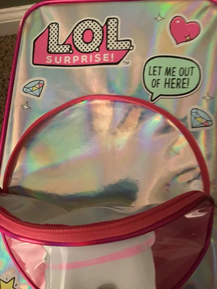 Equipaje con ruedas vintage LOL Surprise para niños Foto 3 de 4