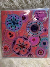 Papyrus Christmas Card 2010 HTF Big Bling Jewel Ornaments Card Iridescence