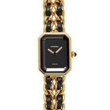 CHANEL Premiere S H0001 Black Case Size 26 x 20 mm Ladies Used Watch #91003310