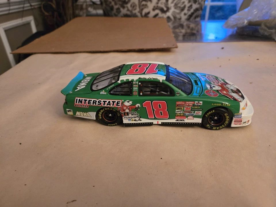 Bobby Labonte #18 Interstate Batteries/ Coca-cola Polar Bear Diecast Car - Image 4 of 4