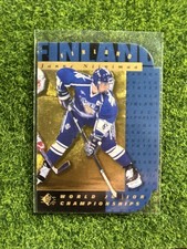 UPPER DECK NHL HOCKEY 1995 JANNE NIINIMAA FINLAND DIE CUT WORLD JUNIOR #162 H3