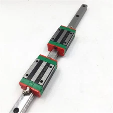 HGR20 Rail Guide Block Slider Hiwin HGW20CC Linear Rail Guide L-500MM / 2Pcs ae
