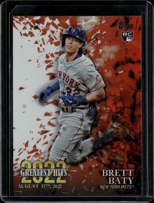 2023 Topps #22GH-3 Brett Baty 2022 Greatest Hits