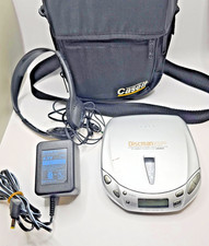 Sony Discman ESP2 D-E451 Portable CD Player Travel Bag AC Adapter  Headphones