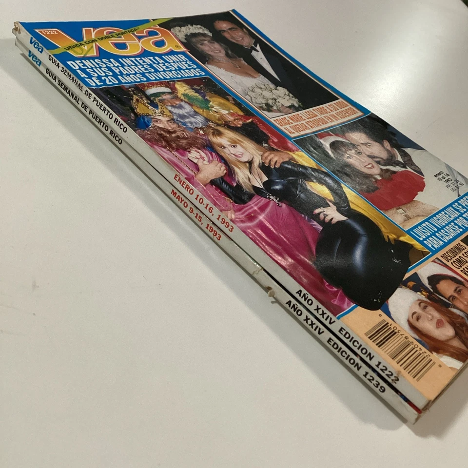 1993 TV GUIDE MAGAZINE REVISTA VEA PUERTO RICO DENISSA YURI CHAYANNE CANTINFLAS - Image 4 of 4