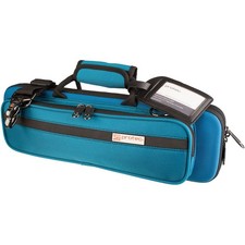Protec Flute Slimline Pro Pac Case Fits B Or C Foot Teal Blue Model Pb308Tb