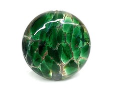 Handmade Lampwork Glass Beads From Murano with Silver Tamara Yarilo Brand 1 Pcs