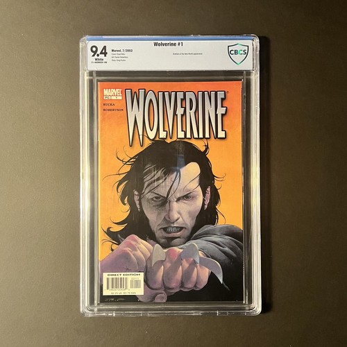 Wolverine #1 CBCS 9.4 – Rucka Launch, Painted Cover, Marvel 2003