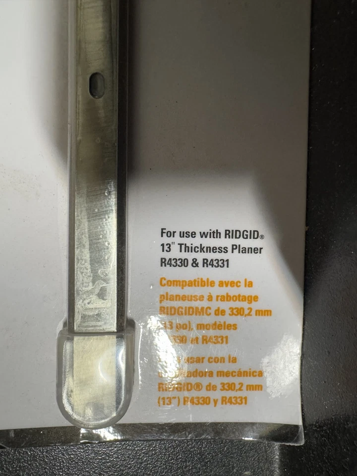 Cuchillas cepilladoras Ridgid nuevas en paquete reversibles de 13 pulgadas Foto 3 de 4